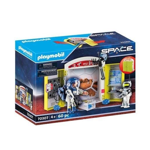 Playmobil 70307 Area Mars Goal Play Container