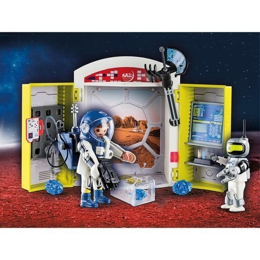 Cyber Monday Week Sale - Playmobil 70307 Area Mars Mission Action Container - Cyber Monday Mania:£20[hob9300ua]
