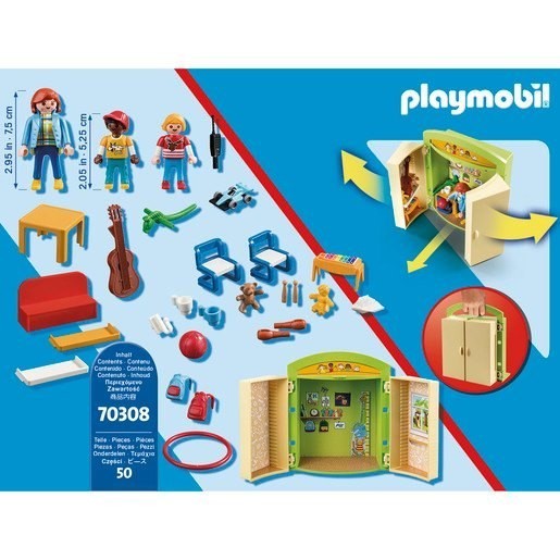Father's Day Sale - Playmobil 70308 Urban Area Daily Life Daycare Play Package - New Year's Savings Spectacular:£19[alb9303co]