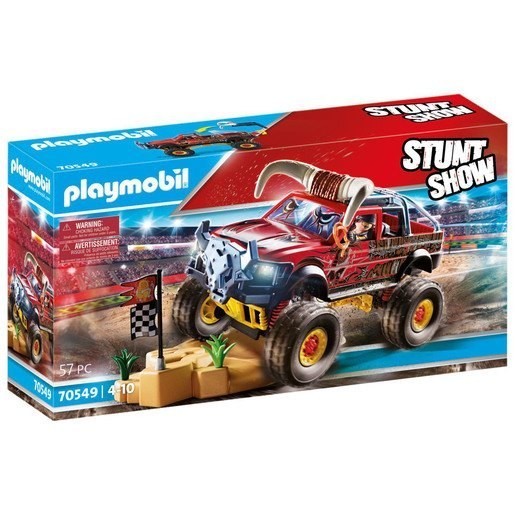 Seasonal Sale - Playmobil 70549 Act Series Bull Beast Vehicle - Liquidation Luau:£32[chb9304ar]