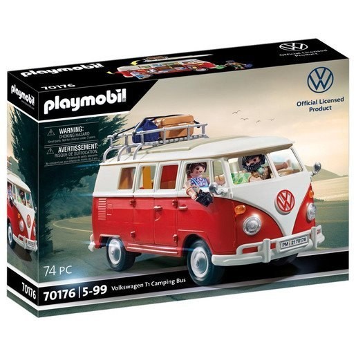Half-Price Sale - Playmobil 70176 VW Outdoor Camping Bus Put - Two-for-One Tuesday:£41