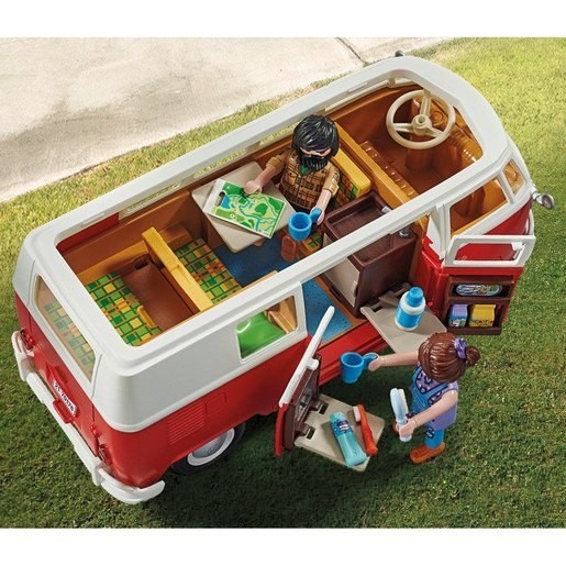 Playmobil 70176 VW Outdoor Camping Bus Establish