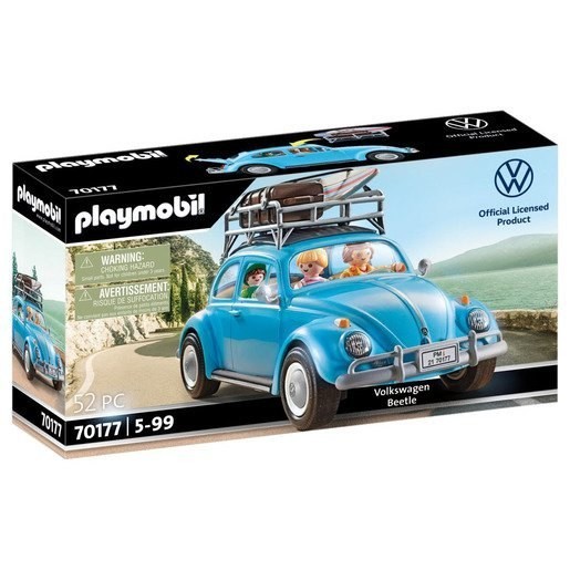 Gift Guide Sale - Playmobil 70177 Volkswagen Beetle Automobile Playset - Price Drop Party:£32[jcb9309ba]
