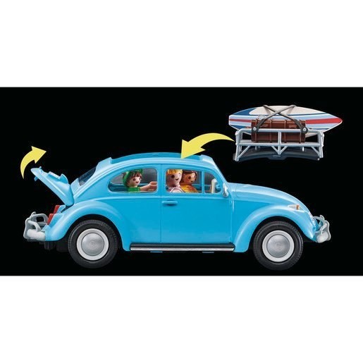 Early Bird Sale - Playmobil 70177 Volkswagen Beetle Cars And Truck Playset - Fourth of July Fire Sale:£33[sab9309nt]