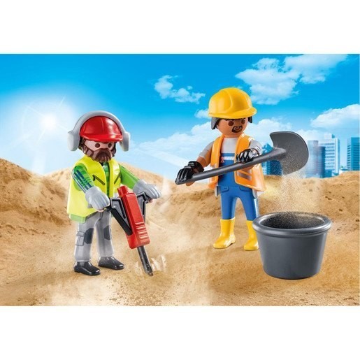 Price Crash - Playmobil 70272 Development Personnels Duo Pack - Friends and Family Sale-A-Thon:£5