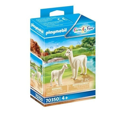 Playmobil 70350 Loved Ones Enjoyable Alpaca with Baby