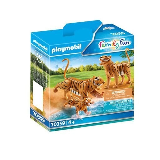 Playmobil 70359 Family Members Exciting Tigers with Cub