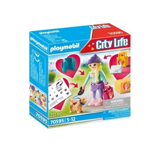 Playmobil 70595 City Life Fashionista with Pet