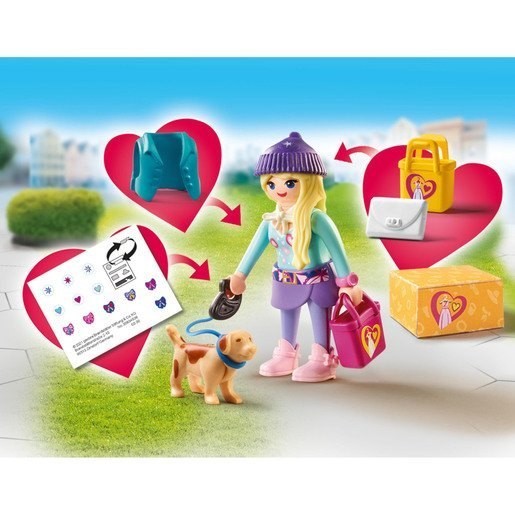 Playmobil 70595 City Lifestyle Fashionista with Pet