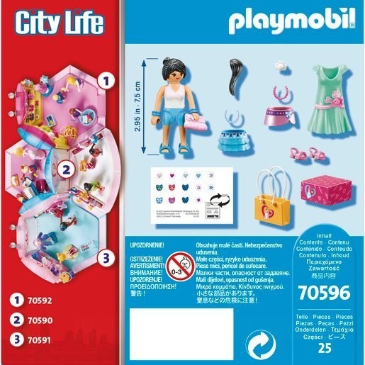 Playmobil 70596 City Lifestyle Style Shopping Vacation