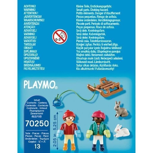 Playmobil 70250 Special Additionally Children along with Sleigh Figures