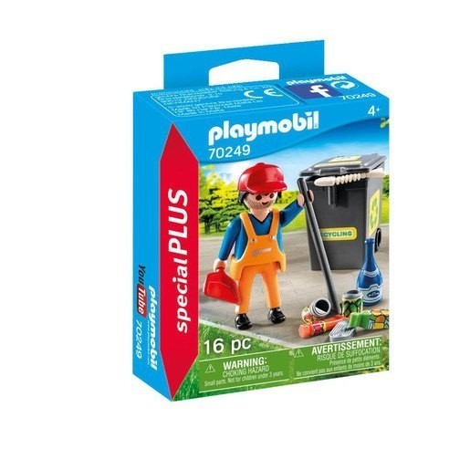 Playmobil 70249 Exclusive Additionally Street Cleanser Playset