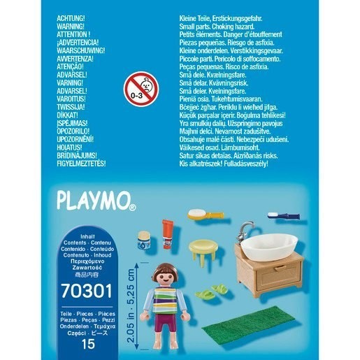 All Sales Final - Playmobil 70301 Exclusive Additionally Youngster's Early morning Routine Playset - End-of-Year Extravaganza:£5[jcb9337ba]