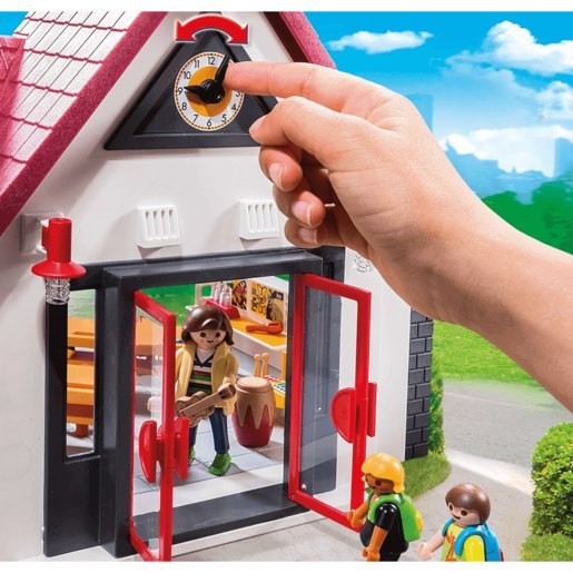 Playmobil 6865 Area Lifestyle College House along with Moveable Clock Hands