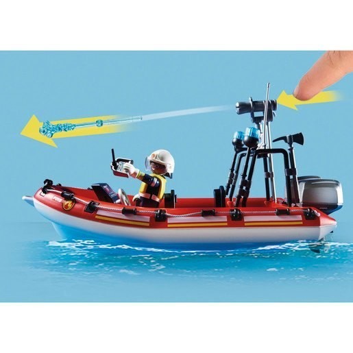 New Year's Sale - Playmobil 70335 Area Activity Fire Rescue Objective Playset - Value-Packed Variety Show:£33