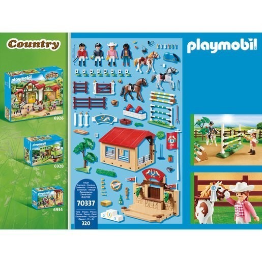 Playmobil 70337 Country Ranch Equine Riding Arena