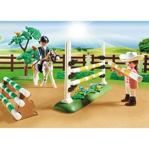 Flea Market Sale - Playmobil 70337 Countryside Farm Horse Riding Arena - Spree:£49[hob9345ua]