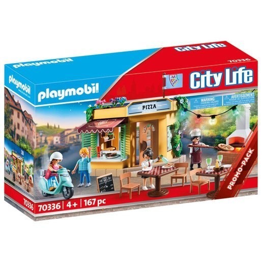 Independence Day Sale - Playmobil 70336 Area Life Pizzeria Pack Playset - Frenzy Fest:£32[jcb9346ba]