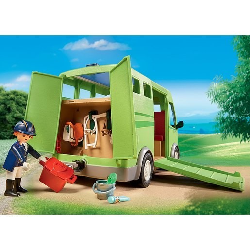 Playmobil 6928 Nation Equine Box with Position Side Door