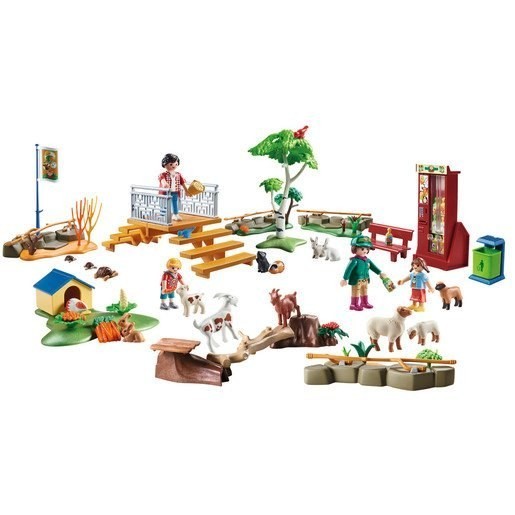June Bridal Sale - Playmobil 70342 Family Members Exciting Petting Zoo - Half-Price Hootenanny:£33[cob9354li]