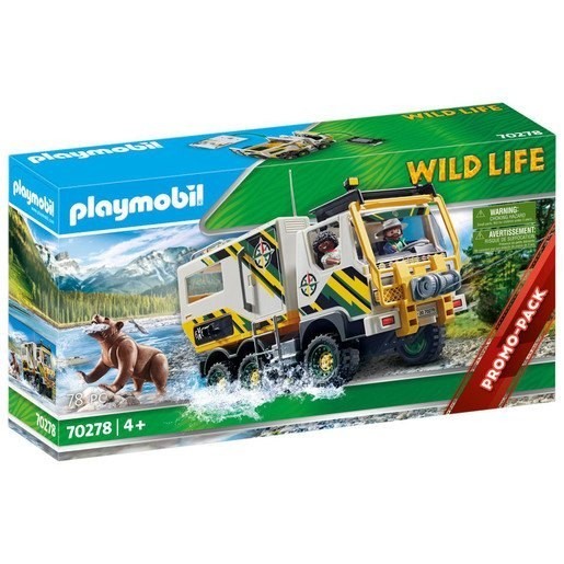 Yard Sale - Playmobil 70278 Wild Life Outdoor Trip Truck - New Year's Savings Spectacular:£33[cob9356li]