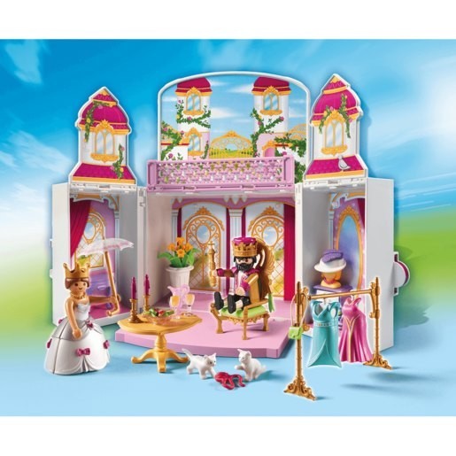 Playmobil 4898 Princess My Top Secret Royal Royal Residence Play Carton along with Key and Lock