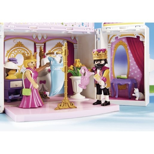 Playmobil 4898 Little Princess My Top Secret Royal Royal Residence Play Container with Key as well as Lock