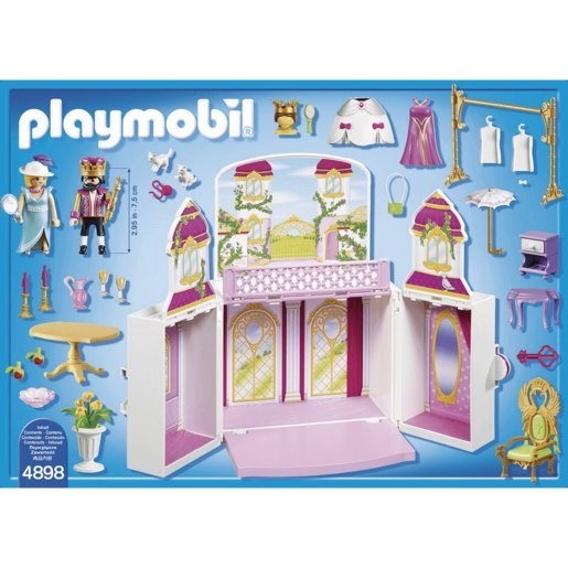 Playmobil 4898 Princess My Top Secret Royal Royal Residence Play Container with Passkey and also Hair