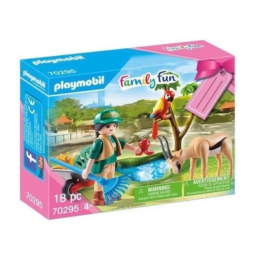 Price Cut - Playmobil 70295 Zoo Gift Prepare - Deal:£7
