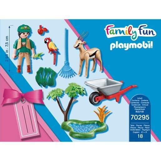 February Love Sale - Playmobil 70295 Zoo Capability Specify - Value-Packed Variety Show:£7