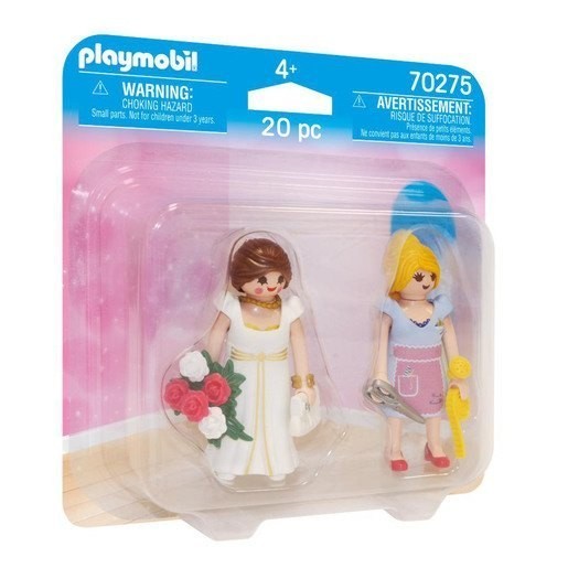 Playmobil 70275 Princess and Suit Maker Duo Pack