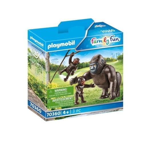 Half-Price - Playmobil 70360 Loved Ones Exciting Gorilla with Infants - Savings Spree-Tacular:£9