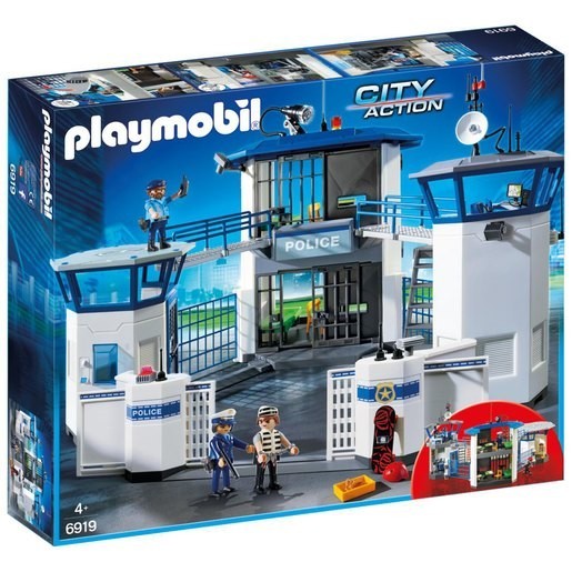 Playmobil 6919 Urban Area Activity Police Station with Prison