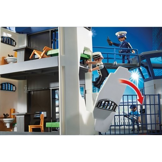 Playmobil 6919 City Action Cops Central Office with Penitentiary