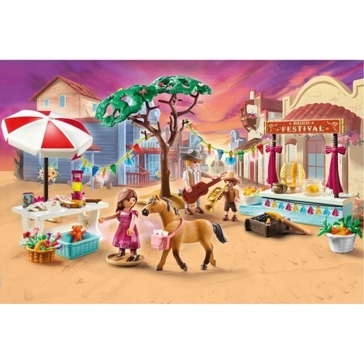 Two for One Sale - Playmobil 70694 Dreamworks Feeling Untamed Miradero Festival Playset - Curbside Pickup Crazy Deal-O-Rama:£33[lib9374nk]