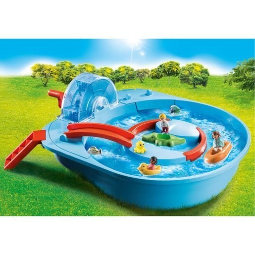 Playmobil 70267 1.2.3 Water Splish Sprinkle Theme Park Playset