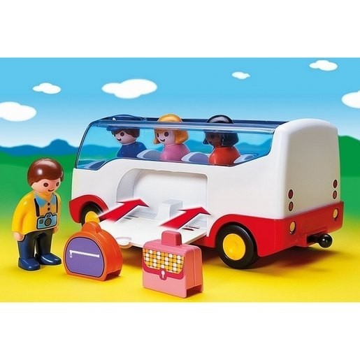 60% Off - Playmobil 6773 1.2.3 Flight Terminal Shuttle along with Arranging Feature - One-Day Deal-A-Palooza:£18