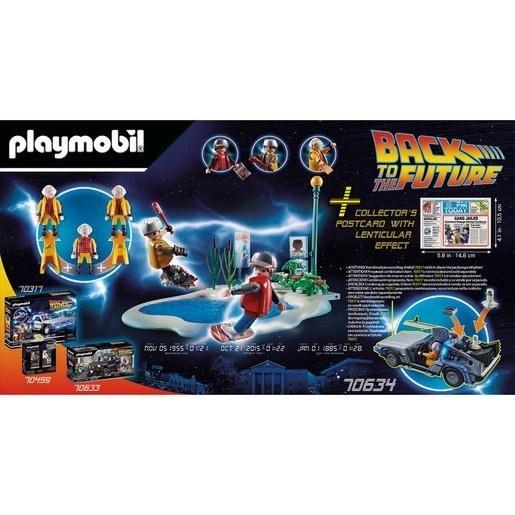 Price Match Guarantee - Playmobil 70634 Back to the Future Component II - Hoverboard Chase - Winter Wonderland Weekend Windfall:£35[neb9382ca]