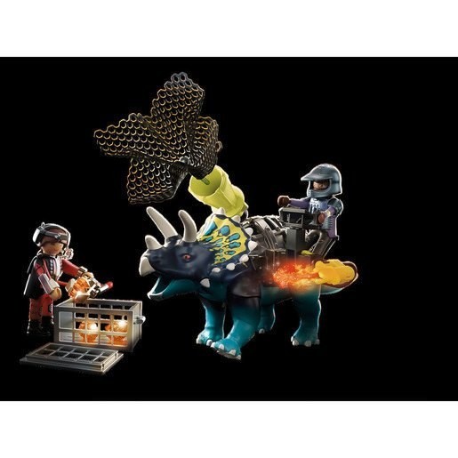 Playmobil 70627 Dino Rise Triceratops: War for the Legendary Stones