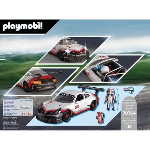 January Clearance Sale - Playmobil 70764 Porsche 911 GT3 Cup Automobile Playset - Valentine's Day Value-Packed Variety Show:£43