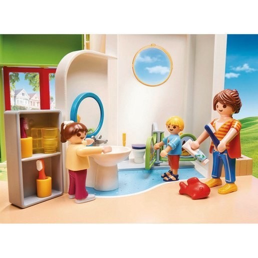 Playmobil 70280 Metropolitan Area Life Daycare Rainbow Childcare Playset