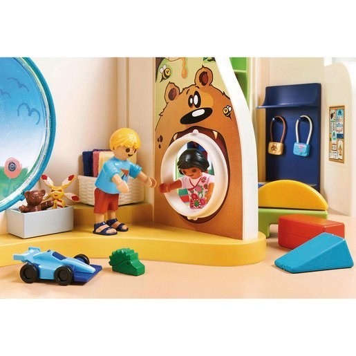 Final Clearance Sale - Playmobil 70280 Metropolitan Area Lifestyle Daycare Rainbow Daycare Playset - One-Day:£48