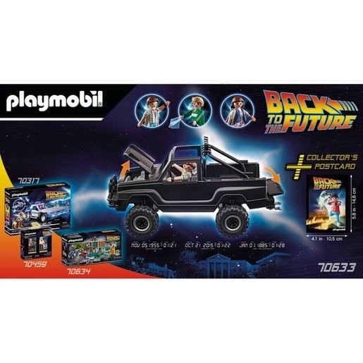 Blowout Sale - Playmobil 70633 Back to the Future - Marty's Pickup - Off-the-Charts Occasion:£40[lab9386ma]