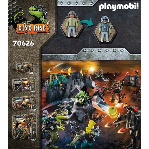 Playmobil 70626 Dino Surge Saichania: Invasion of the Robotic Playset