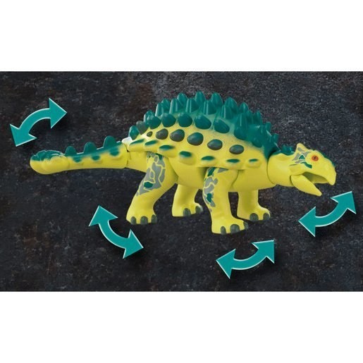 Winter Sale - Playmobil 70626 Dino Rise Saichania: Intrusion of the Robotic Playset - Mother's Day Mixer:£48[lab9388ma]