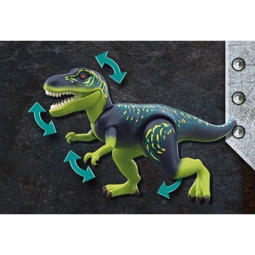 Going Out of Business Sale - Playmobil 70624 Dino Surge T-Rex: Battle of the Giants Playset - Winter Wonderland Weekend Windfall:£56[jcb9389ba]