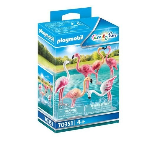 Playmobil 70351 Family Members Fun Group of Flamingos