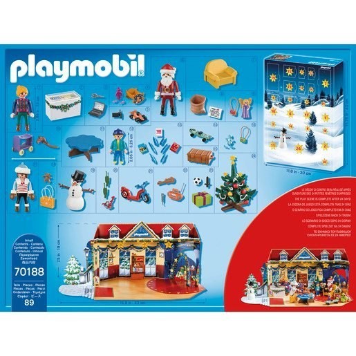 Click and Collect Sale - Playmobil 70188 Christmas Time Grotto Introduction Calendar Playset - Cash Cow:£19