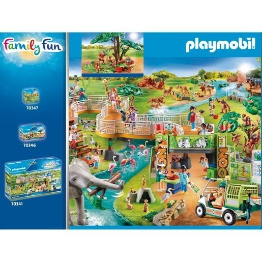 Playmobil 70345 Family Members Exciting Orangutans along with Plant