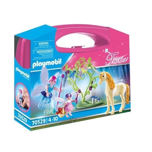 Flash Sale - Playmobil 70529 Fairy Unicorn Big Carry Claim Playset - Father's Day Deal-O-Rama:£12